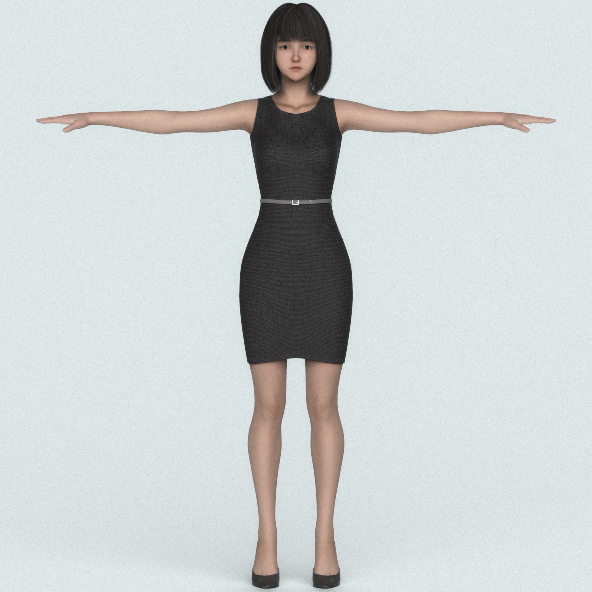 Asian Teen Girl 3d Character By 3darcmall 3docean